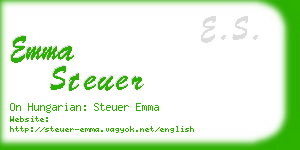 emma steuer business card